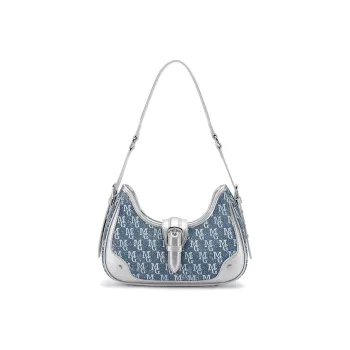 MELLO GOGO Fabric Knight Shoulder Bag Crossbody Bag Shoulder Bag Unisex Silver