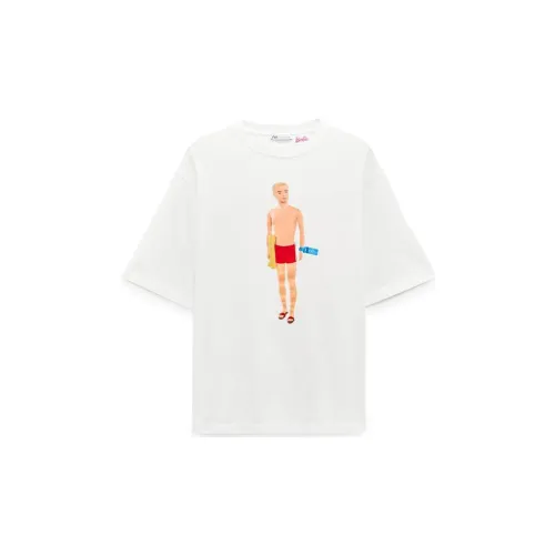 Barbie X ZARA T-Shirts Men White