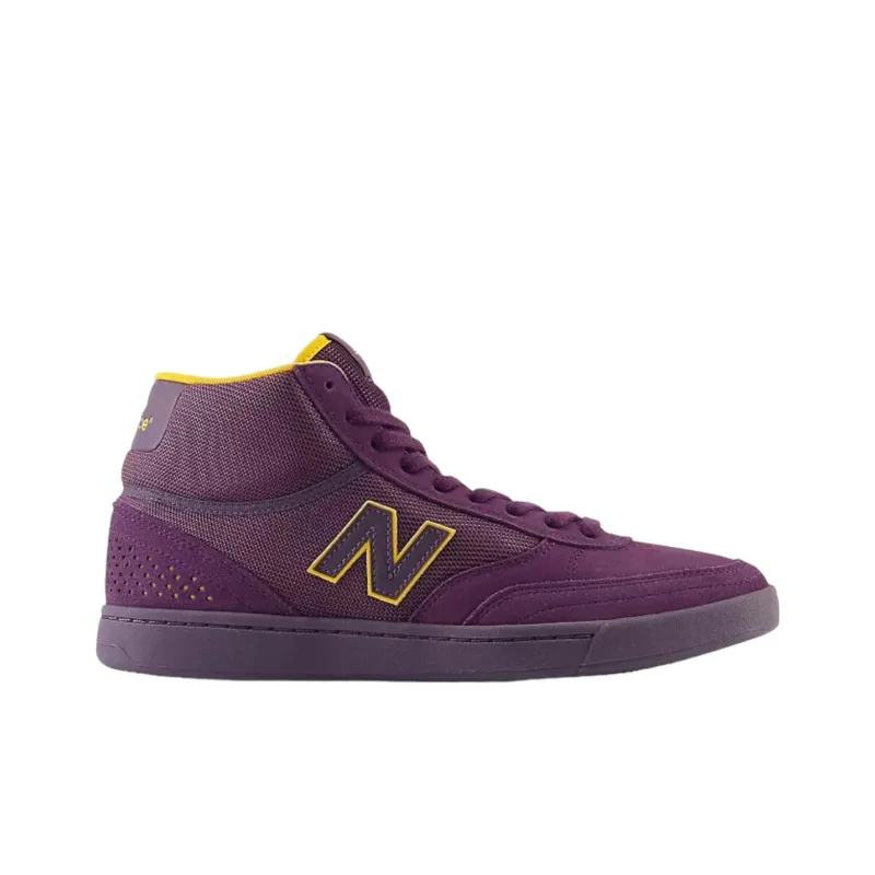 New Balance Numeric 440 Cushioning, Slip Resistant, And Abrasion Resistant Mid Top Skateboard Shoes Men's Purple-1