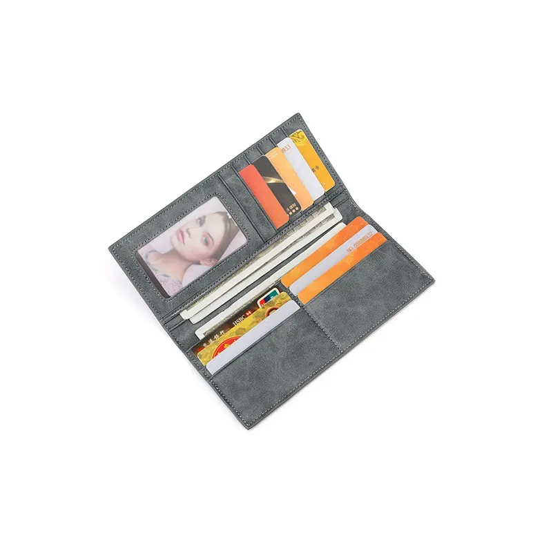 MashaLanti Synthetic Leather Wallet Regular Men's Gray With Coffee-5