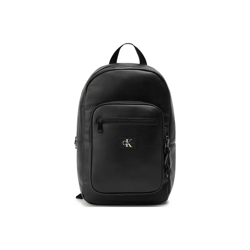 CALVIN KLEIN Synthetic Material Backpack Men's Space Black-0