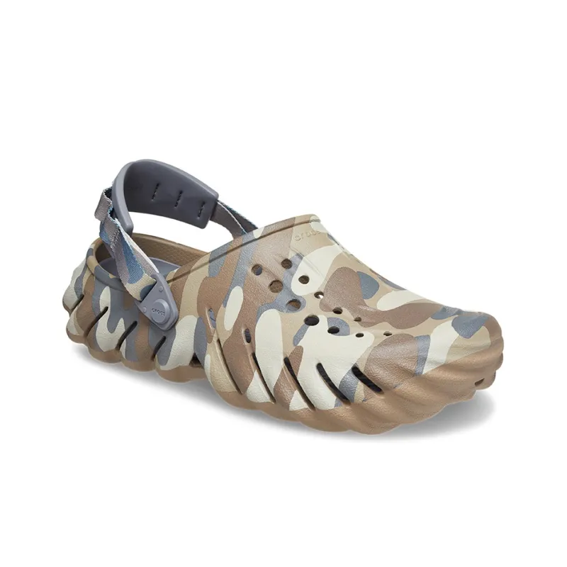 Crocs Echo Redux Clog Camo Charcoal Green-2