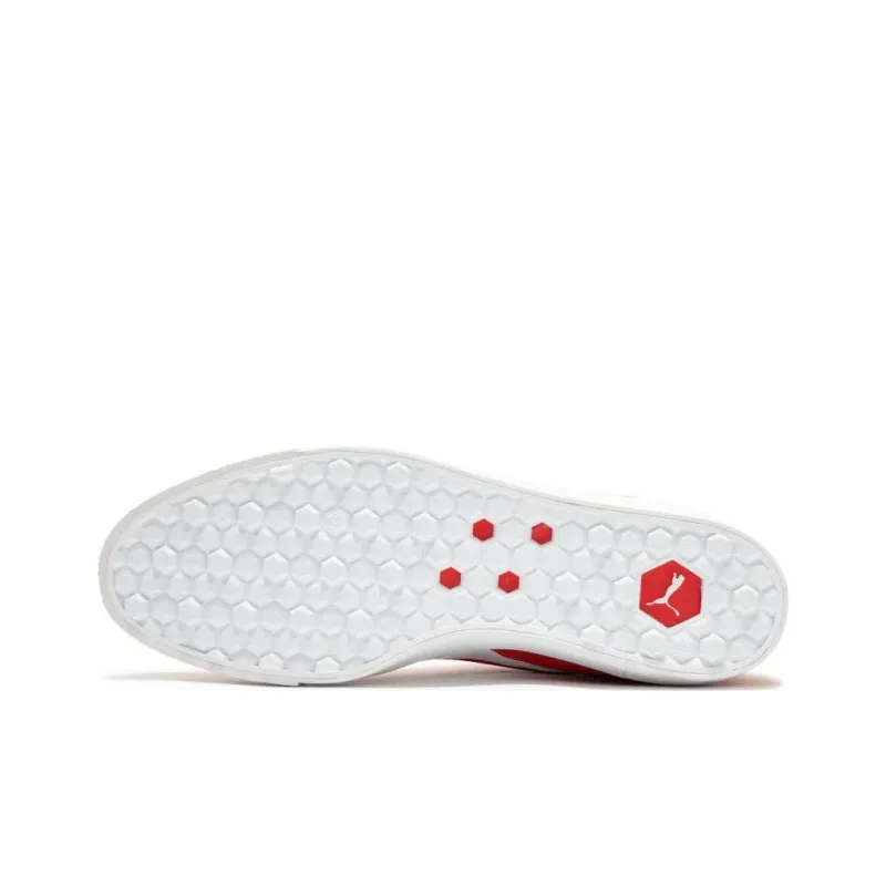 PUMA Fusion Suede For All Time Le Golf Shoes 'Red White'-8