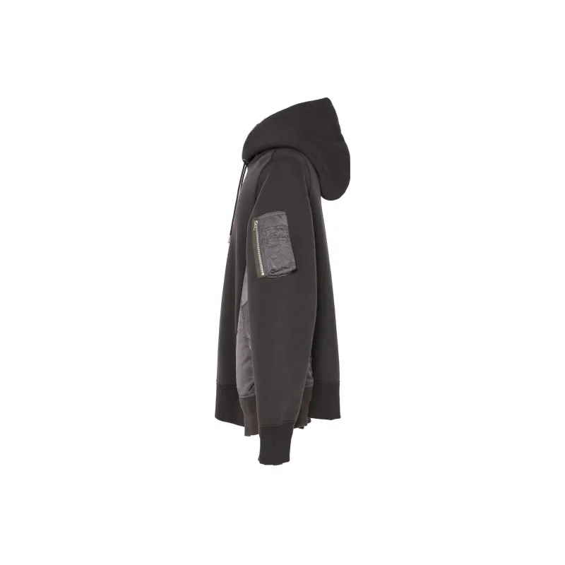 Sacai X Sponge Sweat Panelled Hoodie-2