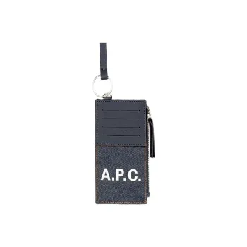 A.P.C Axelle Logo Printed Card Holder