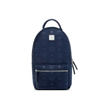 MCM Nylon Crossbody Bags Sling Bags Unisex Dark Blue