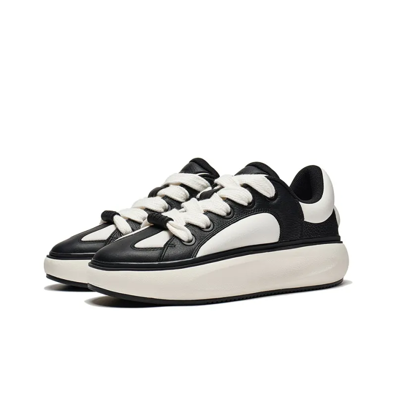 LiNing Yun You C4D Low Top Casual Shoes Women's Black White-2