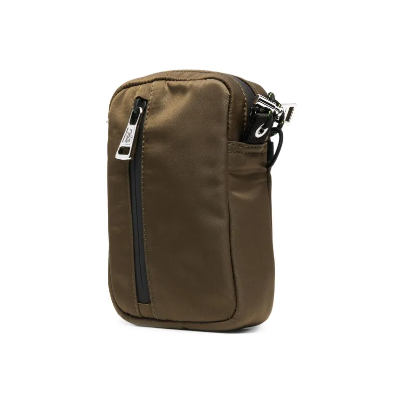 Moncler Polyamide Messenger Bag Crossbody Bag Shoulder Bag Men's Brown-1