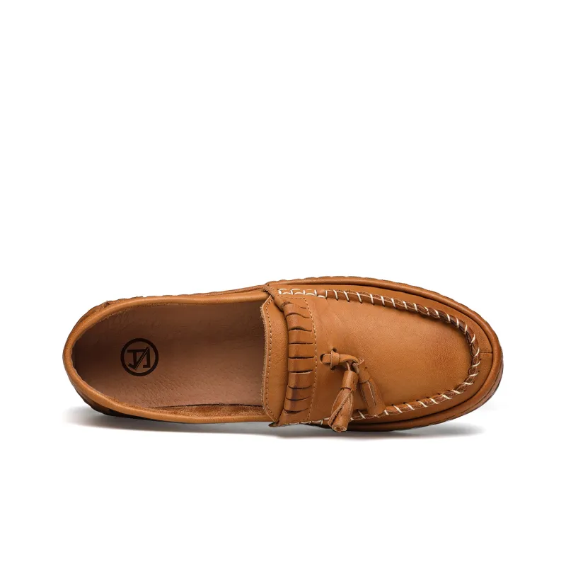 DIENGRLEY Loafers Men Low Top Yellow/Black-3