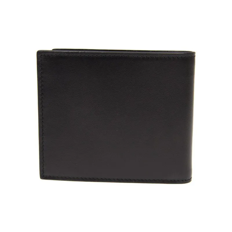 GUCCI Cow Leather Handheld Coin Purse Card Holder Wallet Men's Black-2