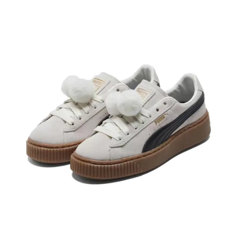 PUMA Suede Platform 'Grey Black Gum' Women's-2