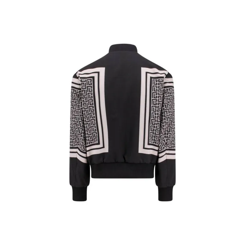 BALMAIN Reversible Monogram Bomber Jacket-1