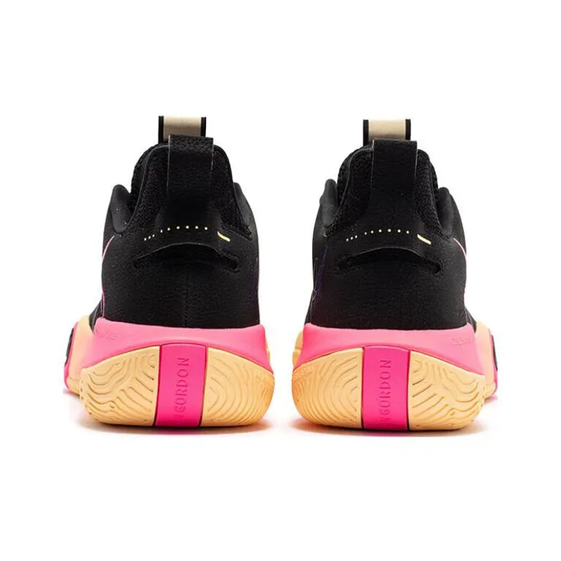 361° Ag Volley 3 Cushioned Wear Resistant Breathable Rebound Low Top Performance Basketball Shoes Men's Black-2