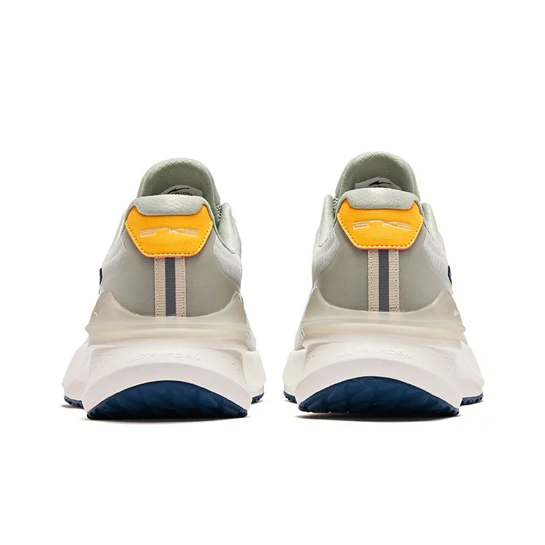 Erke Low Top Running Shoes Men's Green Gray-3