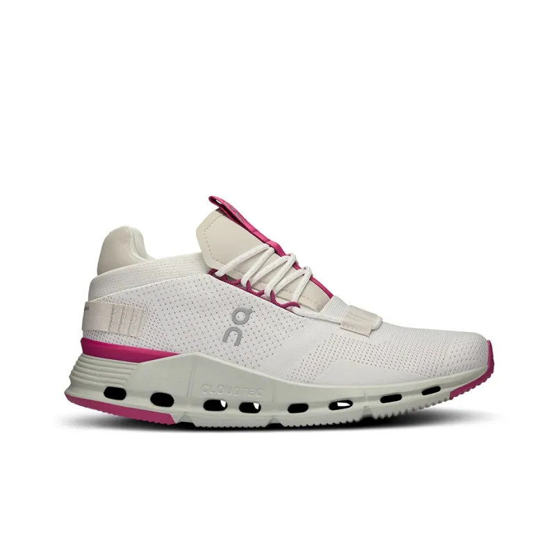 On Women's Cloudnova 'Undyed White CarnatiOn'-1