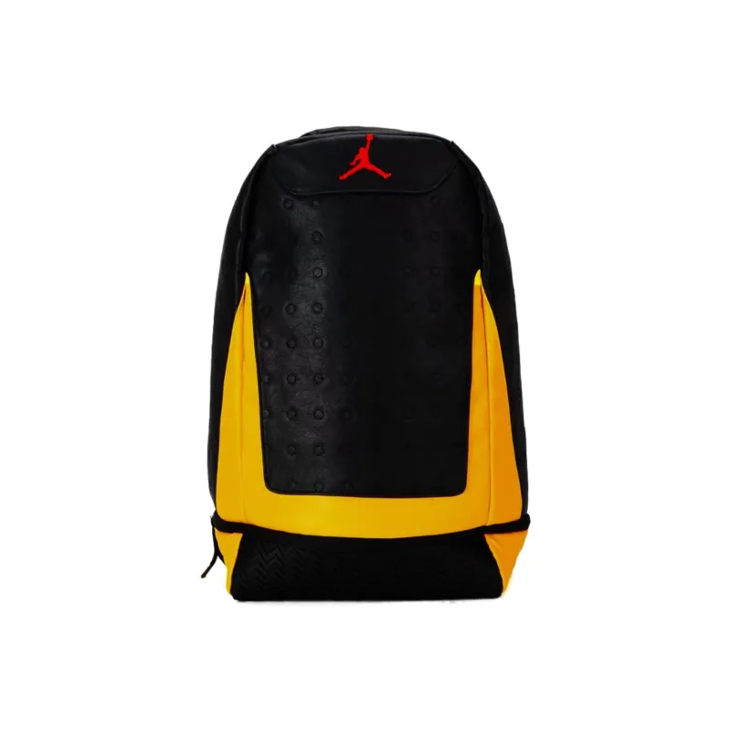 Jordan Polyester Sports Bag Laptop Bag Backpack Regular Unisex Black/Yellow-2