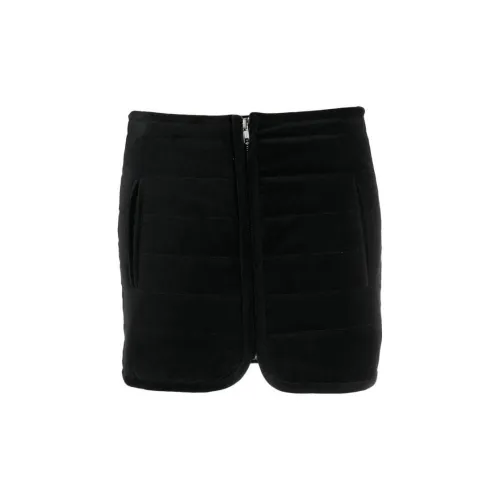 MARANT ÉTOILE Arona Quilted Velvet Miniskirt