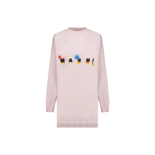 MARNI Long-Sleeved Dresses Women's Lotus Color