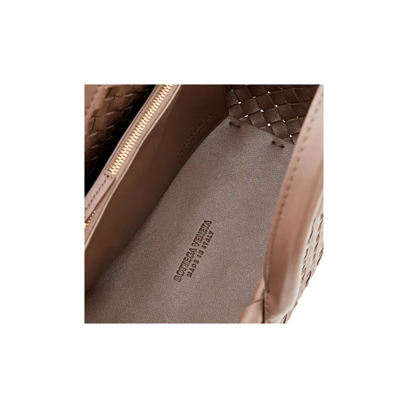 Bottega Veneta CABAT Sheepskin Tote Bag Shopping Bag Shoulder Bag Crossbody Bag Handbag Mini Women's Brown-3