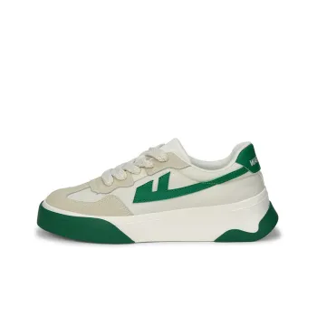 Warrior Sky Power Dopamine Dressing Little Cube Collection Low Top Skateboard Shoes Unisex Beige Green