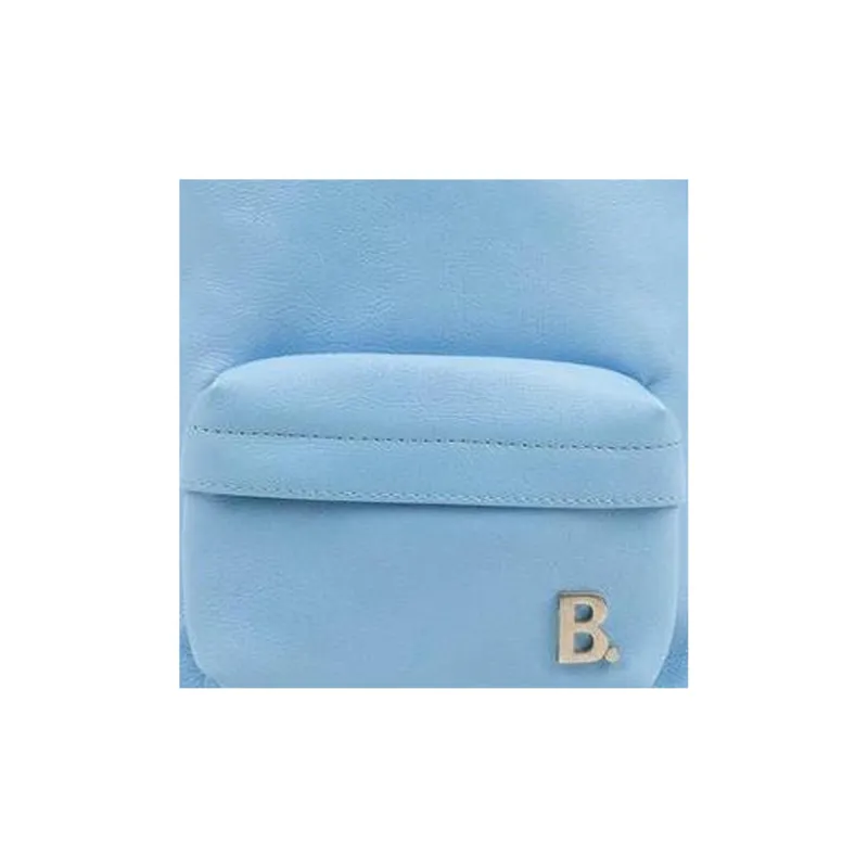 Balenciaga Soft Leather Backpack Mini Unisex Blue-3