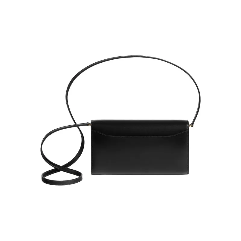HERMES Constance To Go Box Calfskin Wallet Regular Women's 89 Noir Black-2