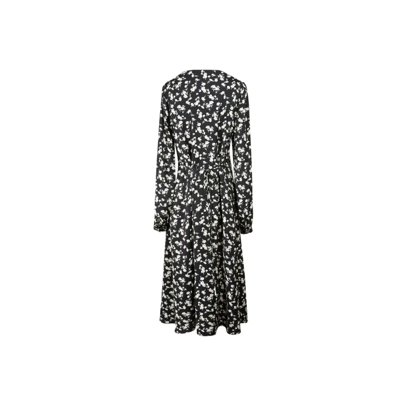 3COLOUR Long-Sleeved Dresses Women's Black-1