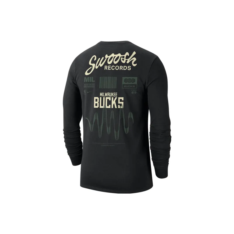 Nike Milwaukee Bucks Essential Men's Nike Nba Long Sleeve T Shirt-1