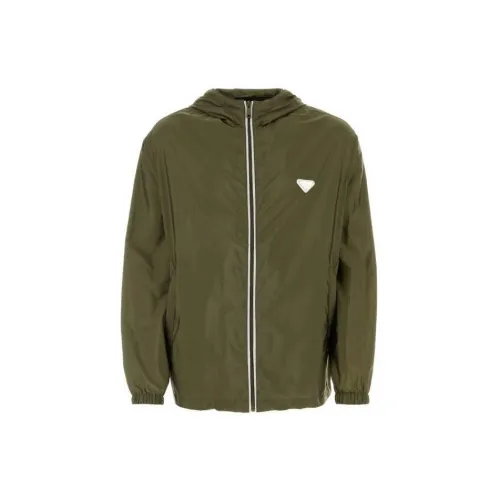 PRADA Jackets Men Green