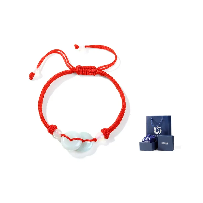 Yi Zhen Ge Bean Type Jadeite Bracelets Unisex-0