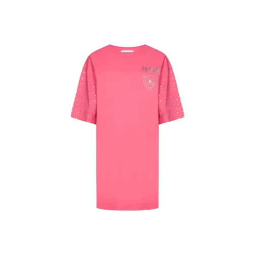 MOSCHINO Short-Sleeved Dresses Women's Pink