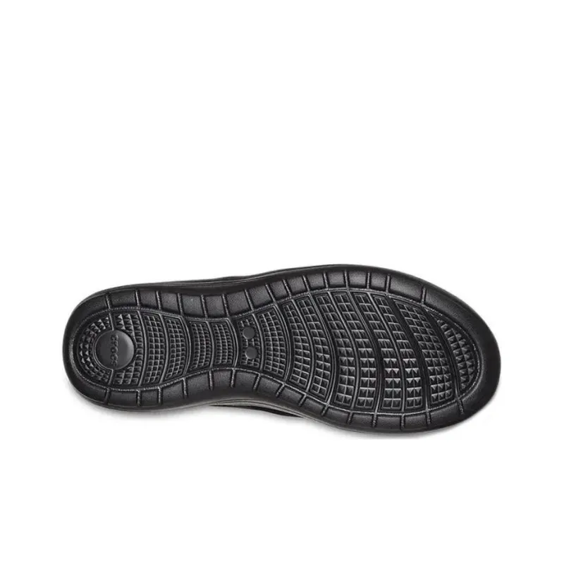 Crocs Reviva Suede Slip on 'Black'-6