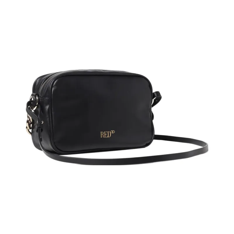 RED VALENTINO Leather One Shoulder Handbag Regular Women's Black-1