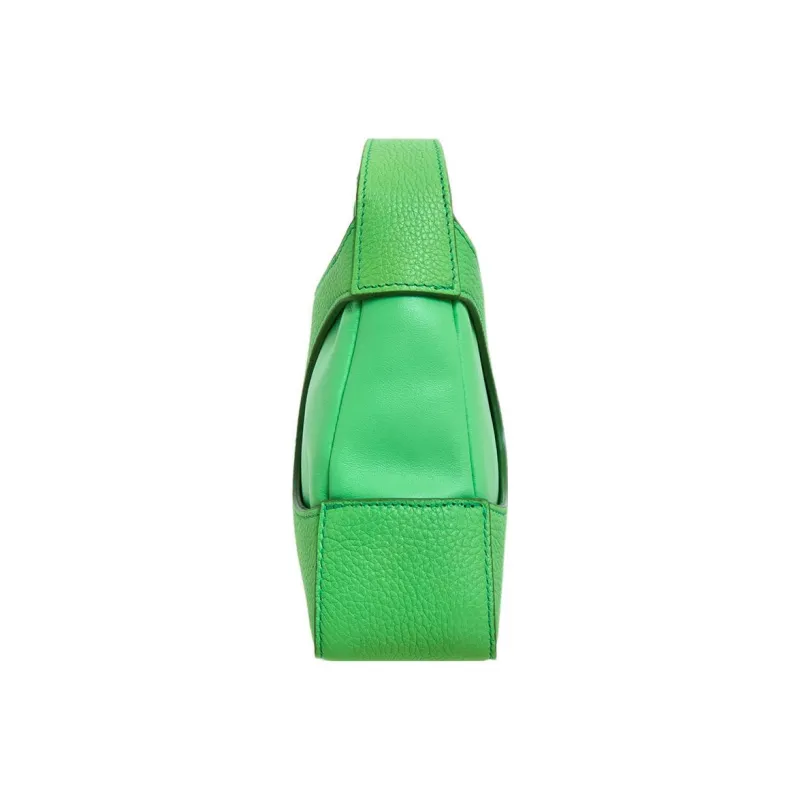 FERRAGAMO Stamped Calfskin Shoulder Bag Crossbody Bag Mini Women's Lime Green-1