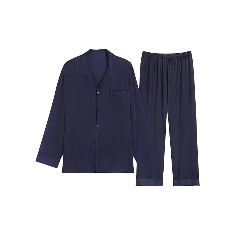 IIZZINI Pajama Set Men's Dark Blue-0