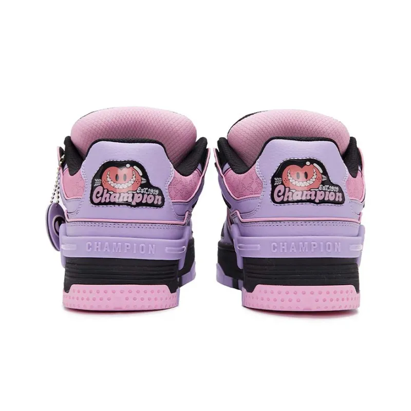 Champion Essentials Skateboard Shoes Men Low-Top Numbers Lavender