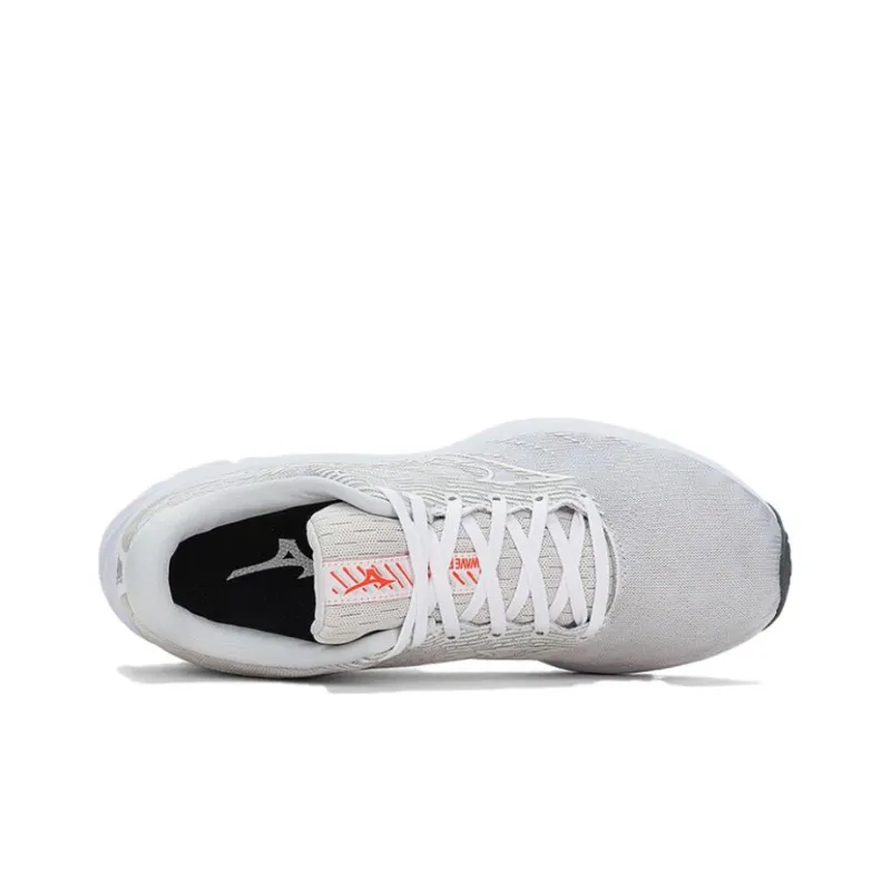Mizuno Wave Rider 26 Cushioning Wear-Resistant Low-Top Carbon Plate Casual Running Shoes Women's White-2