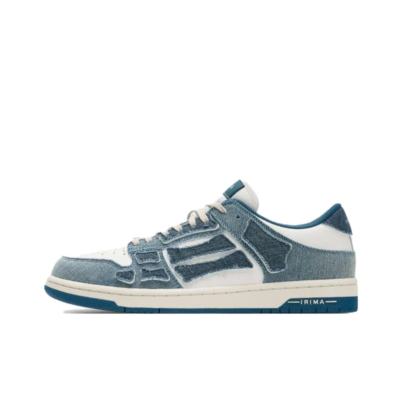 AMIRI Skel Top Low Denim Slate Blue-0