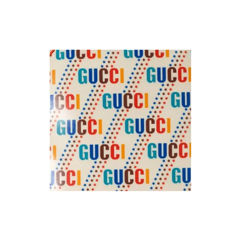 GUCCI Canvas With Leather Backpack Kids' Ecru/Orange-7