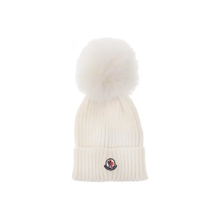 Moncler Pompom Detailed Knitted Beanie-0