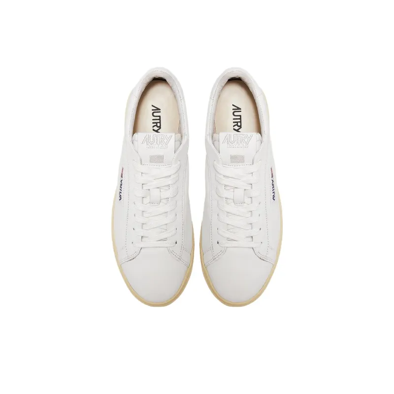 AUTRY Dallas Goatskin Low 'White Cream' Women's-2