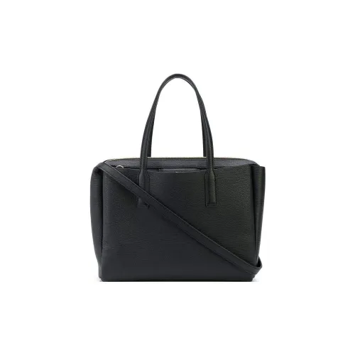 MARC JACOBS Leather Tote Bag Shopping Bag Handbag Women's Black
