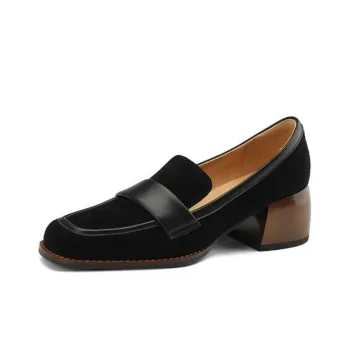 F·LOVES·f Loafers 5.5cm Women's Black