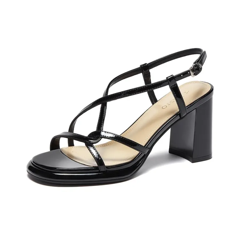 BASTO Roman Sandals 8.5cm Women's-11
