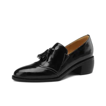 F·LOVES·f Loafers 4.5cm Women's Black