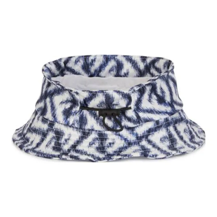 FENDI Ff Printed Wide Brim Bucket Hat-1
