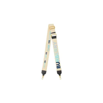 Burberry Cow Leather Shoulder Strap Bag Straps Women's Beige/Blue/Black