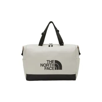 THE NORTH FACE Polyester Gym Bag Portable One Shoulder Travel Bag Regular Unisex Ecru