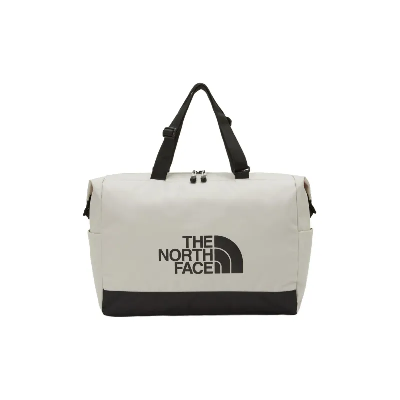 THE NORTH FACE Polyester Gym Bag Portable One Shoulder Travel Bag Regular Unisex Ecru-0