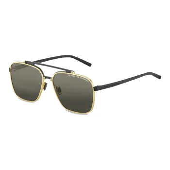 PORSCHE DESIGN Pure Titanium Square Sunglasses Unisex